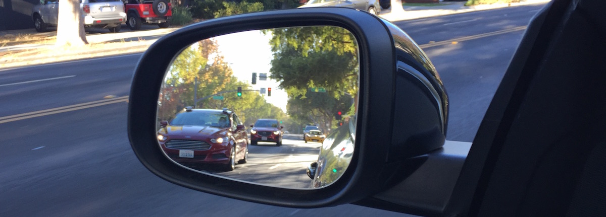 Unidentified car with sensors