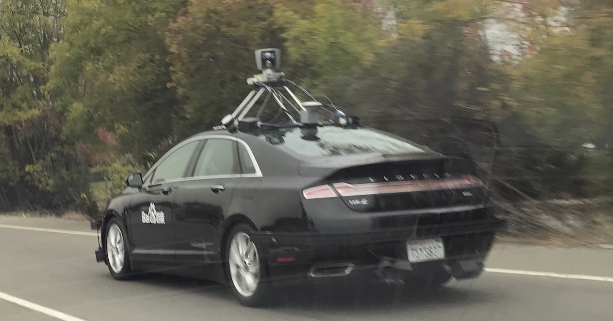 Autonomous test vehicle Baidu (C) Tracy Xu