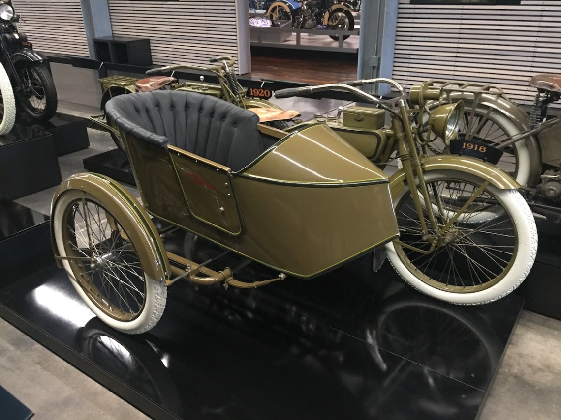 1918 Model J with Rogers Seidecar, F-Head V-Twin